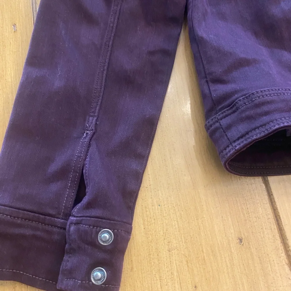 Liverpool Women’s Purple Denim Jean Jacket Size S great condition - Picture 6 of 13